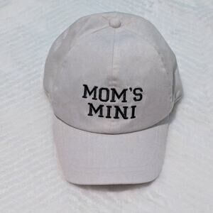 "Mom's Mini" Beige Kids Hat